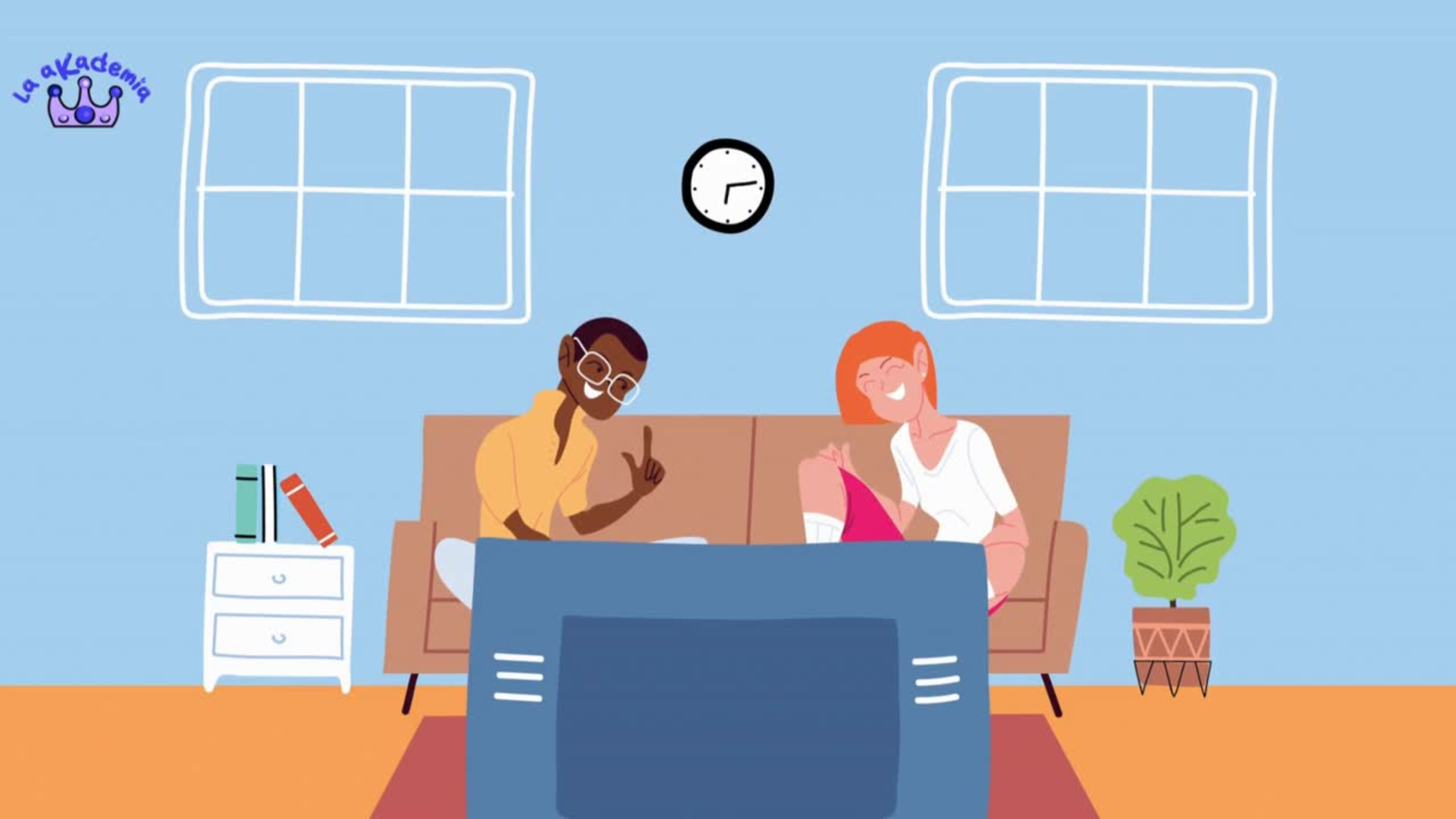 En la academia cada clase es como un episodio, (1)